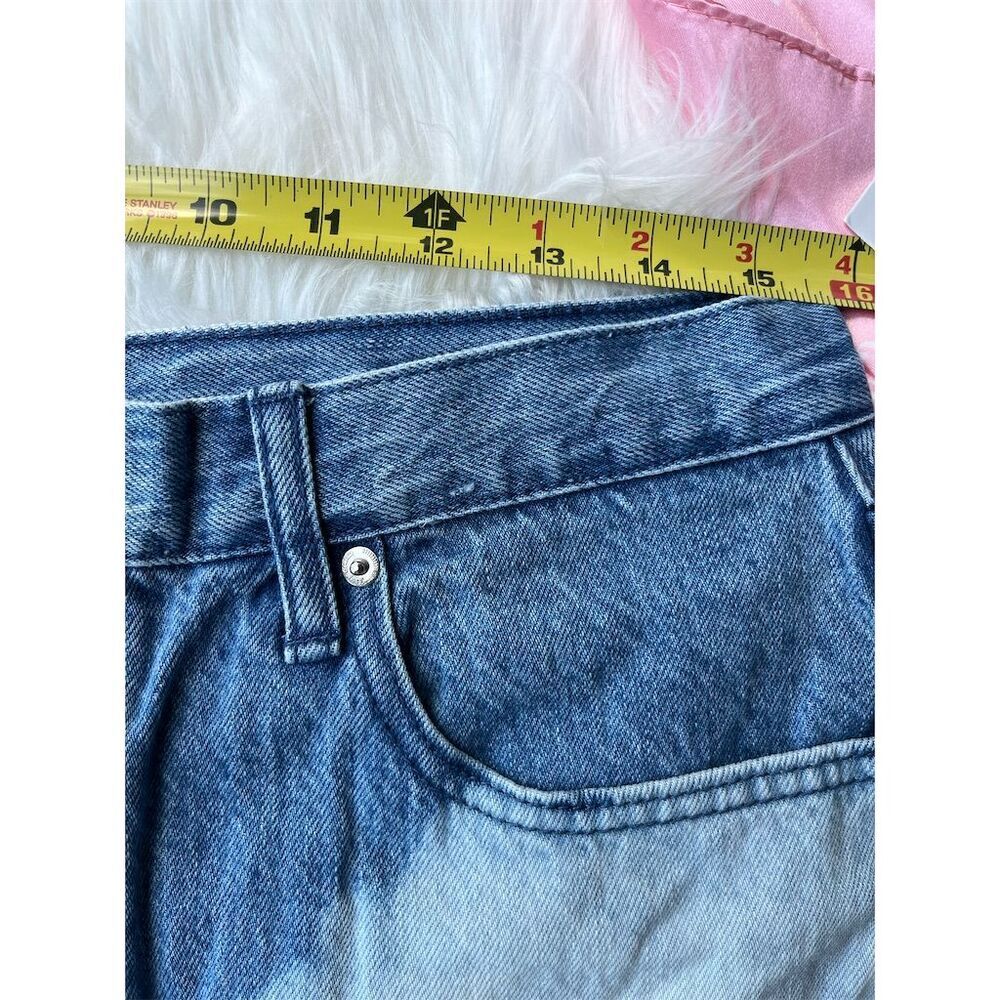 🆕 Juicy Couture Women's Relaxed Fit Tie Dye Denim 100% Cotton Jeans Size 31 Blue - Picture 7 of 13